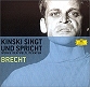 Cover Kinski singt und spricht Brecht